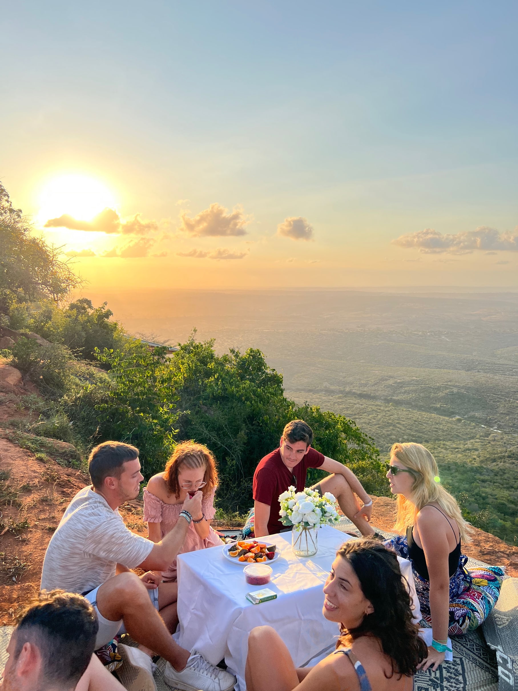 Sunset picnic at Shimba Hills