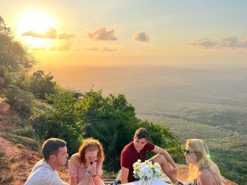 Sunset picnic at Shimba Hills